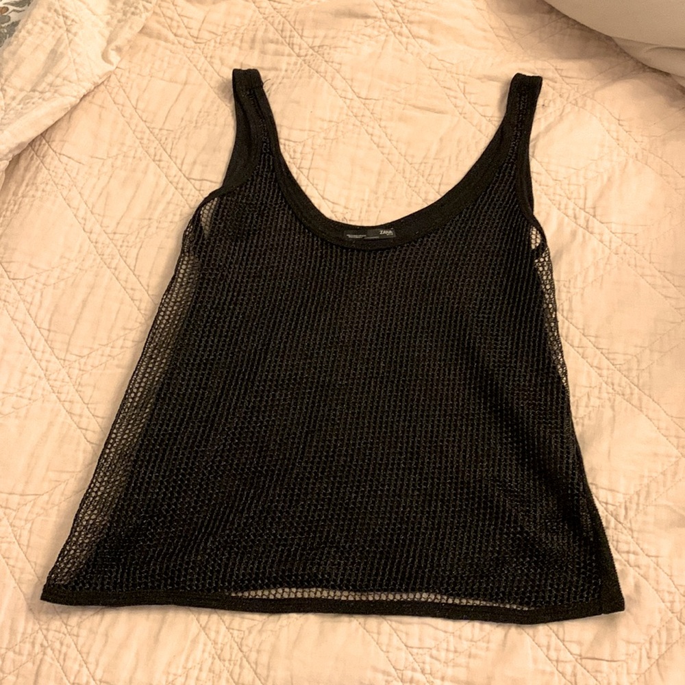 Black tank top from Zara